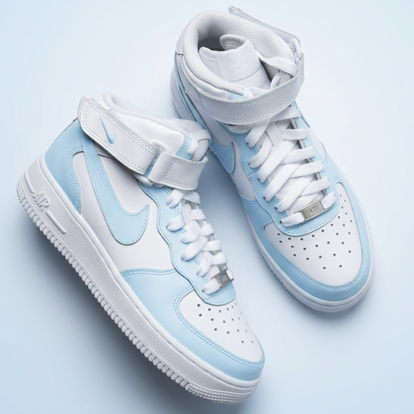 AF1 MID BABY BLUE