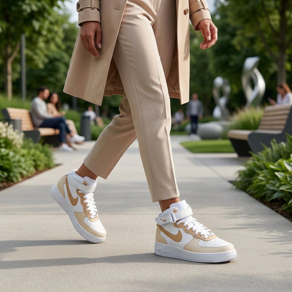AF1 MID CAPPUCCINO