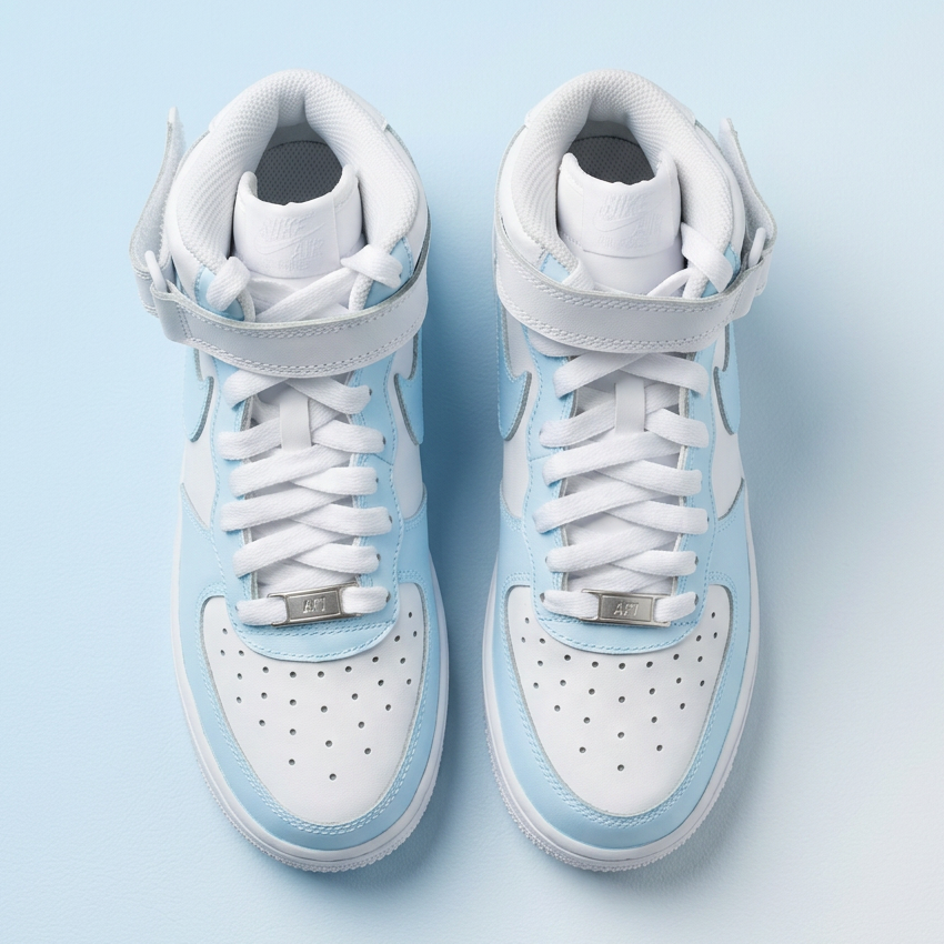 AF1 MID BABY BLUE