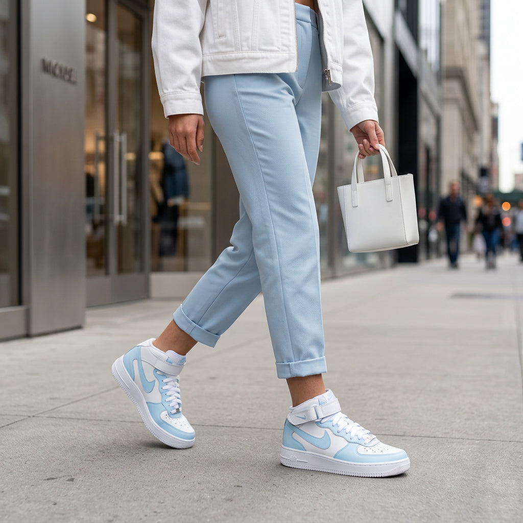 AF1 MID BABY BLUE